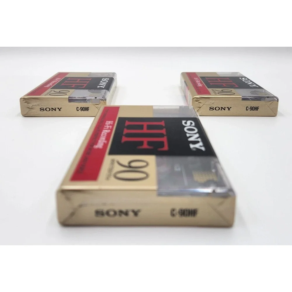 Sony Audio Cassettes - 90 min - Type 1‎ - HiFi Recording - 3 Pack
